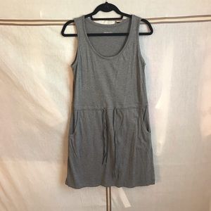 Merona - Grey Cotton Dress, Size Medium
